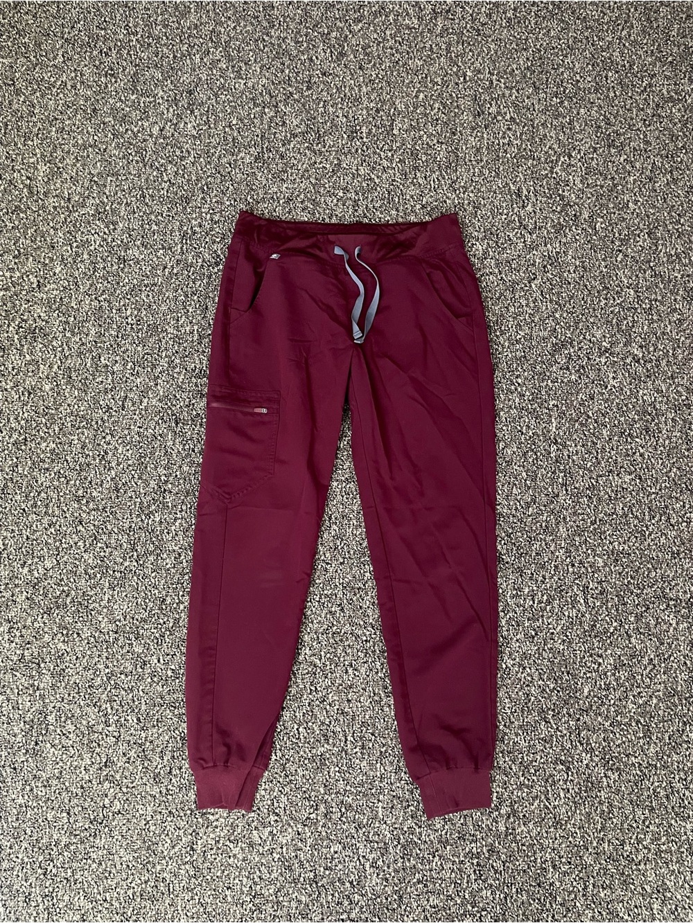 Figs Burgundy Zamora Jogger Scrub Pants